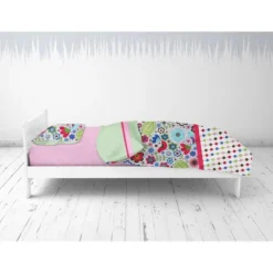 Bacati - Botanical Pink Multicolor 3 Pc Toddler Sheet Set -Graco Sales GUEST 6e39c028 419f 49e3 8393 fdc4d5a307b4