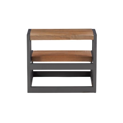 Barberry Wood And Metal Bed Steps - Powell 7 Barberry Wood And Metal Bed Steps - Powell - Image 5