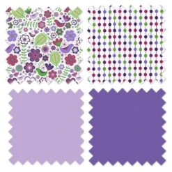 Bacati - Botanical Floral Birds Purple Multicolor 10 Pc Crib Bedding Set With Long Rail Guard Cover -Graco Sales GUEST 6e88b02b 76f1 4f68 9084 5db0268cf402