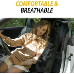 Zone Tech Genuine Sheepskin Black Car Seat Cover, Fluffy Luxury Wool Front Seat Covers, Universal Fits Car, Truck, SUV, & Van 11 Zone Tech Genuine Sheepskin Black Car Seat Cover, Fluffy Luxury Wool Front Seat Covers, Universal Fits Car, Truck, SUV, & Van -Graco Sales GUEST 7029e0cd da42 455b 92bf 6b2f3ce490cc