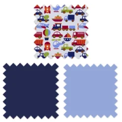 Bacati - Transportation Blue Red Green Navy Orange 3 Pc Toddler Sheet Set -Graco Sales GUEST 702d28be 5d4a 49a3 8d52 6fd9dca7c684