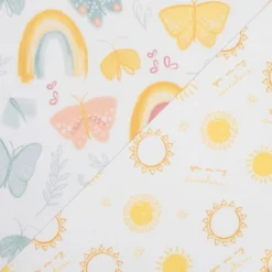 Sammy & Lou Butterflies And Sunshine Microfiber Crib Sheet - 2pk -Graco Sales GUEST 74ec61db 8b68 4346 8d77 4ede7ddf2612