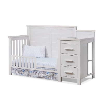 Sorelle Farmhouse Crib & Changer - Weathered White 3 Sorelle Farmhouse Crib & Changer - Weathered White