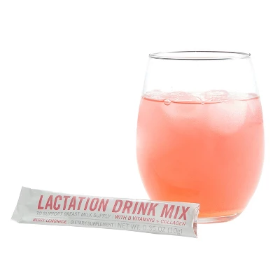 Munchkin Milkmakers Lactation Drink Mix Supplement With B Vitamins & Collagen - Berry Lemonade - 14ct/4.9oz 3 Munchkin Milkmakers Lactation Drink Mix Supplement With B Vitamins & Collagen - Berry Lemonade - 14ct/4.9oz