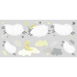 RoomMates Counting Sheep Peel And Stick Wall Decal 10 RoomMates Counting Sheep Peel And Stick Wall Decal -Graco Sales GUEST 77e93a36 e472 4532 8a48 bf7c831c026c
