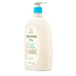 Aveeno Baby Gentle Wash & Shampoo With Natural Oat Extract For Sensitive Hair & Skin - Lightly Scented - 33 Fl Oz 11 Aveeno Baby Gentle Wash & Shampoo With Natural Oat Extract For Sensitive Hair & Skin - Lightly Scented - 33 Fl Oz -Graco Sales GUEST 7874f436 283c 43ee 823e 512e96b9e7c5