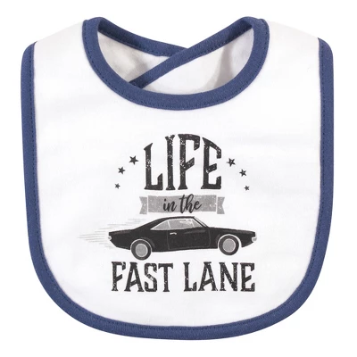 Hudson Baby Infant Boy Cotton Bib And Sock Set 5pk, Vintage Cars, One Size 3 Hudson Baby Infant Boy Cotton Bib And Sock Set 5pk, Vintage Cars, One Size