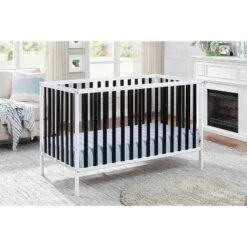 Baby Cache Deux Remi 3-in-1 Convertible Island Crib - White/Black -Graco Sales GUEST 799a5142 90ab 4a3a a765 aba3978cd2bc