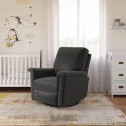 Baby Relax Terrin Swivel Glider Recliner Distressed Faux Leather -Graco Sales GUEST 7a4c4c1c 54eb 425b a82a be9aee7c36aa