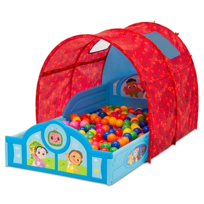 Delta Children CoComelon Sleep And Play Toddler Bed With Tent 8 Delta Children CoComelon Sleep And Play Toddler Bed With Tent - Image 6