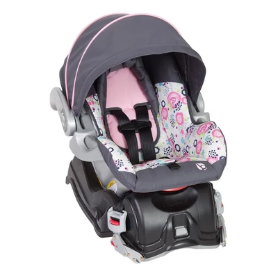 Baby Trend Skyview Lightweight Compact Foldable Toddler Infant Car Seat Baby Stroller Travel System With Adjustable Canopy, Flora 4 Baby Trend Skyview Lightweight Compact Foldable Toddler Infant Car Seat Baby Stroller Travel System With Adjustable Canopy, Flora - Image 2