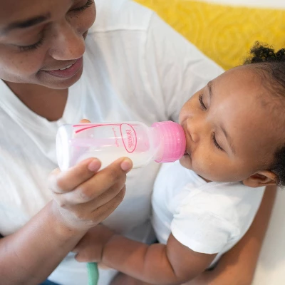 Dr. Brown's Dr. Brown's Options Baby Bottle - Pink - 4oz 5 Dr. Brown's Dr. Brown's Options Baby Bottle - Pink - 4oz - Image 3