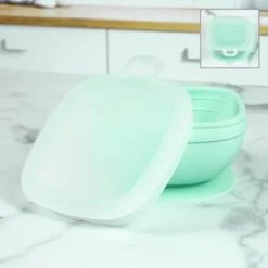 Platinum Silicone 11oz. Suction Bowl W/Platinum Silicone Press In Lid -Graco Sales GUEST 7f5313df c2d1 4cfd a2aa 2565d8f160f8