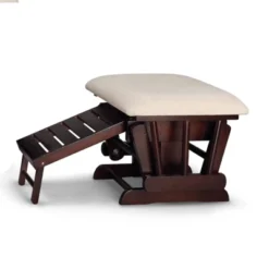 Graco Parker Semi-Upholstered Glider And Nursing Ottoman - Espresso/Beige -Graco Sales GUEST 803c4da7 9832 454e b3ca f822467c8e7e