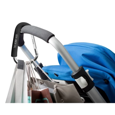 The Mommy Hook Stroller Accessory - 2pk Silver/Black 4 The Mommy Hook Stroller Accessory - 2pk Silver/Black - Image 2