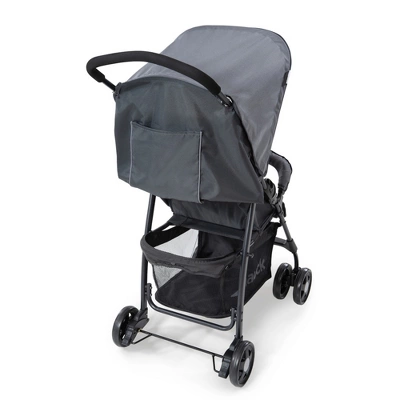 Hauck Sport T13 Lightweight Compact Foldable Stroller Pushchair With UV Protected Canopy And Swiveling And Lockable Front Wheels, Charcoal Stone 5 Hauck Sport T13 Lightweight Compact Foldable Stroller Pushchair With UV Protected Canopy And Swiveling And Lockable Front Wheels, Charcoal Stone - Image 3