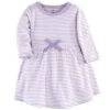 Touched By Nature Baby And Toddler Girl Organic Cotton Long-Sleeve Dresses 2pk, Purple Garden -Graco Sales GUEST 81bea449 1359 4647 bd37 de1fe239ac76