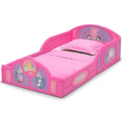 Toddler Peppa Pig Plastic Sleep And Play Bed With Attached Guardrails - Delta Children -Graco Sales GUEST 82530a86 6105 4983 8b8b c40800712690