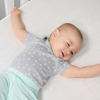 Contours Vibes 2-Stage Soothing Vibrations Crib Mattress And Toddler Mattress - White 12 Contours Vibes 2-Stage Soothing Vibrations Crib Mattress And Toddler Mattress - White - Image 10