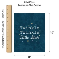 Big Dot Of Happiness Twinkle Twinkle Little Star - Unframed Moon & Cloud Nursery And Kids Room Linen Paper Wall Art - Set Of 4 Artisms - 8 X 10 Inches 10 Big Dot Of Happiness Twinkle Twinkle Little Star - Unframed Moon & Cloud Nursery And Kids Room Linen Paper Wall Art - Set Of 4 Artisms - 8 X 10 Inches -Graco Sales GUEST 82dfe32a 58b1 4d5a 894f 9c72c8cd9bd2