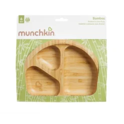 Munchkin Bamboo Divided Suction Dining Plate -Graco Sales GUEST 8386d667 9d0b 4077 ad7b 2866b07fe22c