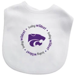 Baby Fanatic 2 Piece Bid And Shoes - NCAA Kansas State Wildcats - White Unisex Infant Apparel