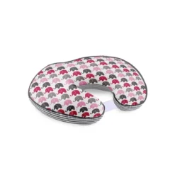 Bacati - 3 Pc Elephants Pink/Gray Hugster Feeding & Infant Support Nursing Pillow With 2 Removable Zippered Covers -Graco Sales GUEST 84b072d5 446e 4748 aefb f1642aa9e578