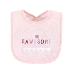 Hudson Baby Infant Girl Cotton Terry Drooler Bibs With Fiber Filling, Girl Dino, One Size -Graco Sales GUEST 8571b1ab 2753 4e8f b99e de4e20fa39b0