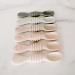 Simka Rose 6pc Silicone Baby And Toddler Spoon Set, Multicolor 8 Simka Rose 6pc Silicone Baby And Toddler Spoon Set, Multicolor -Graco Sales GUEST 88d90034 68f4 4987 9be8 c4f79eb5869a