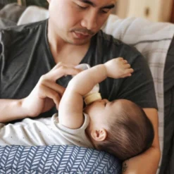 Boppy Original Support Nursing Pillow - Blue Herringbone -Graco Sales GUEST 8ffdc5cd f33e 4b45 8e2b 0abf7d410b2b