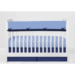 Bacati - Transportation Blue Navy Green Red Orange 10 Pc Crib Bedding Set With Long Rail Guard Cover -Graco Sales GUEST 902a8f00 02b3 4a29 9237 e908fb4109c3