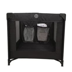 Pamo Babe Travel Foldable Portable Bassinet Baby Infant Play Yard Crib Cot With Soft Mattress, Breathable Mesh Walls, And Carry Bag, Black & Dark Gray -Graco Sales GUEST 9124f5f0 6d20 4561 ab01 b6bb29715506