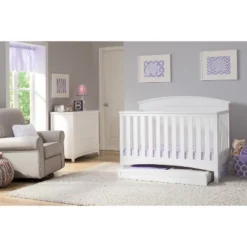 Delta Children Archer 4-in-1 Convertible Crib - Bianca White -Graco Sales GUEST 92441d67 a6f7 4ab9 a925 1fa36f96fefc