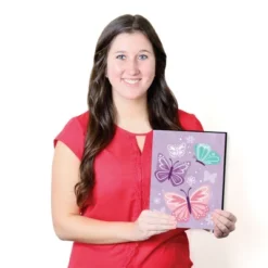 Big Dot Of Happiness Beautiful Butterfly - Floral Nursery Wall Art And Kids Room Decor - 7.5 X 10 Inches - Set Of 3 Prints -Graco Sales GUEST 937add69 b371 4f05 9f82 f5bc8590f057