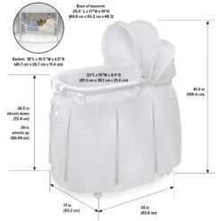 Badger Basket Wishes Oval Bassinet -Graco Sales GUEST 93c53299 52e8 4c1a bd01 ffda9196a410