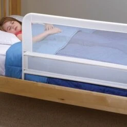 KidCo Mesh And Steel Double Pack Telescopic Toddler Child Bed Rail Guard, White -Graco Sales GUEST 93dc518c 68fe 4e03 8840 3b45e56bf939