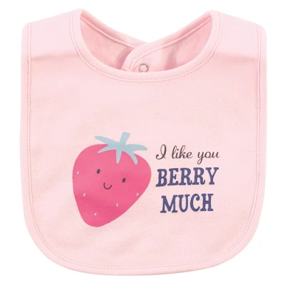 Hudson Baby Infant Girl Cotton Bibs, Food Puns Girl, One Size 9 Hudson Baby Infant Girl Cotton Bibs, Food Puns Girl, One Size - Image 7