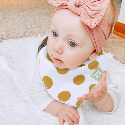 8pk Organic Baby Bandana Bibs, Baby Drool Bibs For Baby Boy, Girl, Baby Bibs For Infant, Newborn 7 8pk Organic Baby Bandana Bibs, Baby Drool Bibs For Baby Boy, Girl, Baby Bibs For Infant, Newborn - Image 5