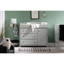 Cotton Candy Changing Table With Station - Soft Gray - South Shore -Graco Sales GUEST 9755ddb3 c6d4 4445 854c 256e5448d19b
