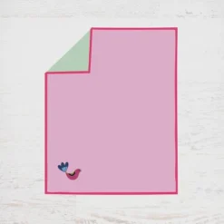 Bacati - Botanical Floral Birds Pink Multicolor 10 Pc Crib Bedding Set With 2 Crib Fitted Sheets