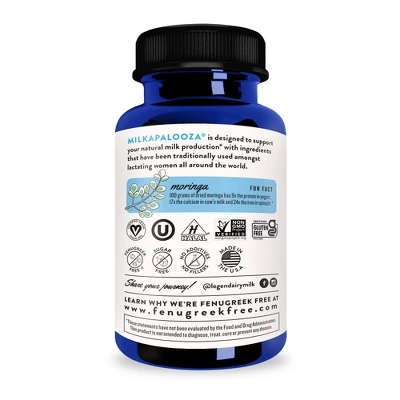 Legendairy Milk Milkapalooza Lactation Vegan Supplement - 60ct 3 Legendairy Milk Milkapalooza Lactation Vegan Supplement - 60ct