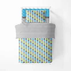 Bacati - Elephants Aqua/Lime/Gray 4 Pc Toddler Bedding Set 11 Bacati - Elephants Aqua/Lime/Gray 4 Pc Toddler Bedding Set -Graco Sales GUEST 98f3e4d8 948a 4eba 8deb 24602f98974e