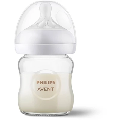Philips Avent Glass Natural Baby Bottle With Natural Response Nipple - Clear - 4oz 12 Philips Avent Glass Natural Baby Bottle With Natural Response Nipple - Clear - 4oz - Image 10