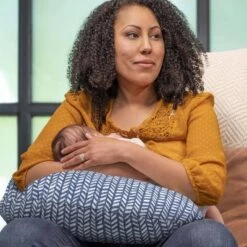 Boppy Original Support Nursing Pillow - Blue Herringbone -Graco Sales GUEST 9a08beb8 bfc0 4e2b a642 e9cf865bdb8d