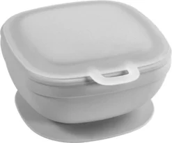 Platinum Silicone 11oz. Suction Bowl W/Platinum Silicone Press In Lid -Graco Sales GUEST 9cdf64b3 e3c5 4108 8e16 e57de7ceb7d1