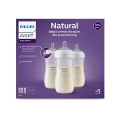 Philips Avent Natural Baby Bottle With Natural Response Nipple - Clear - 11oz