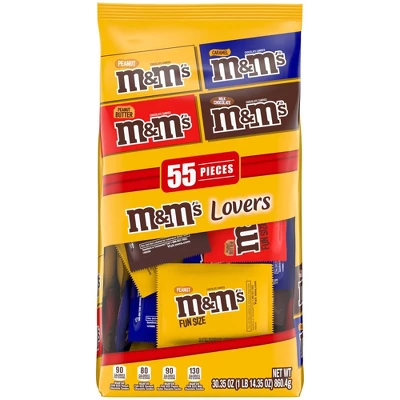 Mars M&M's Variety Pack Fun Size Chocolate Candy Assortment - 55pc 3 Mars M&M's Variety Pack Fun Size Chocolate Candy Assortment - 55pc