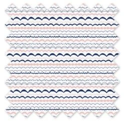 Bacati - Olivia Coral Navy 3 Pc Crib Bedding Set -Graco Sales GUEST 9f06fb81 3d66 49c9 85e6 1a2ac950c2ef 1