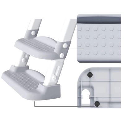 JOOL BABY Potty Ladder - Gray 5 JOOL BABY Potty Ladder - Gray - Image 3