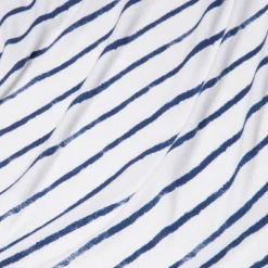 Polyester Rayon Jersey Fitted Crib Sheet - Cloud Island™ Navy Blue Vertical Stripe -Graco Sales GUEST a2f61f83 d11f 4963 9699 81ba9d63c768
